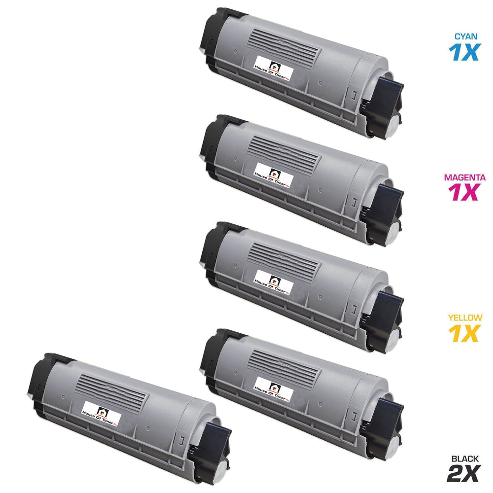 OKIDATA 2) 43324404, 1) 43324403, 1) 43324402, 1) 43324401  (COMPATIBLE) 5 PACK OKIDATA 2) 43324404, 1) 43324403, 1) 43324402, 1) 43324401  (COMPATIBLE) 5 PACK