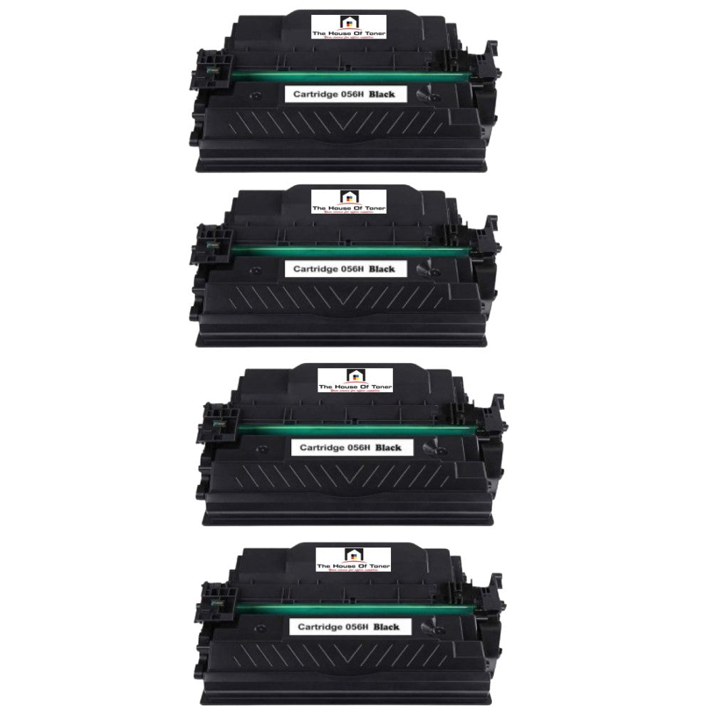 Compatible Toner Cartridge Replacement For Canon 3008C001 (056H) Black (21K YLD) W/New Chip (4-Pack) Compatible Toner Cartridge Replacement For Canon 3008C001 (056H) Black (21K YLD) W/New Chip (4-Pack)