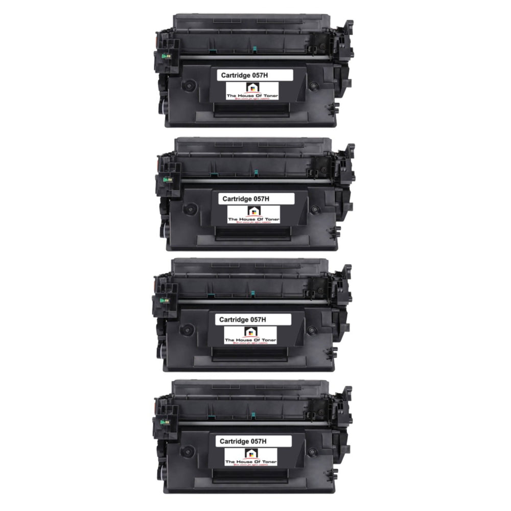 Compatible Toner Cartridge Replacement for Canon 3010C001 (057H) High Yield Black (10K YLD) W/New Chip (4-Pack) Compatible Toner Cartridge Replacement for Canon 3010C001 (057H) High Yield Black (10K YLD) W/New Chip (4-Pack)