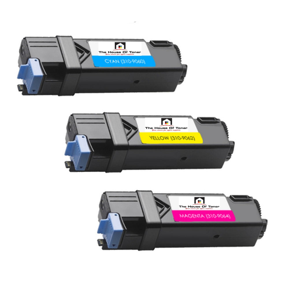 Compatible Toner Cartridge Replacement For DELL 310-9060, 310-9062, 310-9064 (1320C) Cyan, Yellow, Magenta (2K YLD) 3-Pack Compatible Toner Cartridge Replacement For DELL 310-9060, 310-9062, 310-9064 (1320C) Cyan, Yellow, Magenta (2K YLD) 3-Pack