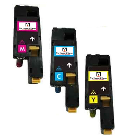Compatible Toner Cartridge Replacement For DELL 331-0777, 331-0779, 331-0780 (C5GC3, WM2JC, XMX5D) High Yield Cyan, Yellow, Magenta (1.4K YLD) 3-Pack