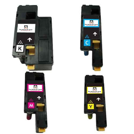 Compatible Toner Cartridge Replacement For DELL 331-0777, 331-0779, 331-0780, 331-0778 (C5GC3, WM2JC, XMX5D, 810WH) High Yield Cyan, Yellow, Magenta, Black (1.4K YLD) 4-Pack