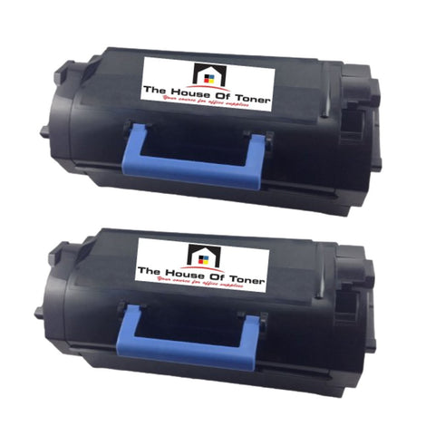 Compatible Toner Cartridge Replacement For DELL 331-9755 (X5GDJ) High Yield Black (25K YLD) 2-Pack