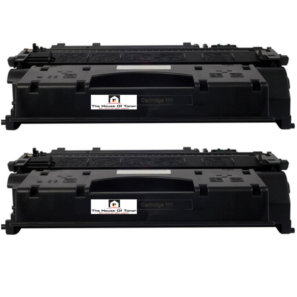 Compatible Toner Cartridge Replacement for CANON 3480B001AA (119) High Yield Black (6.4K YLD) 2-Pack Compatible Toner Cartridge Replacement for CANON 3480B001AA (119) High Yield Black (6.4K YLD) 2-Pack