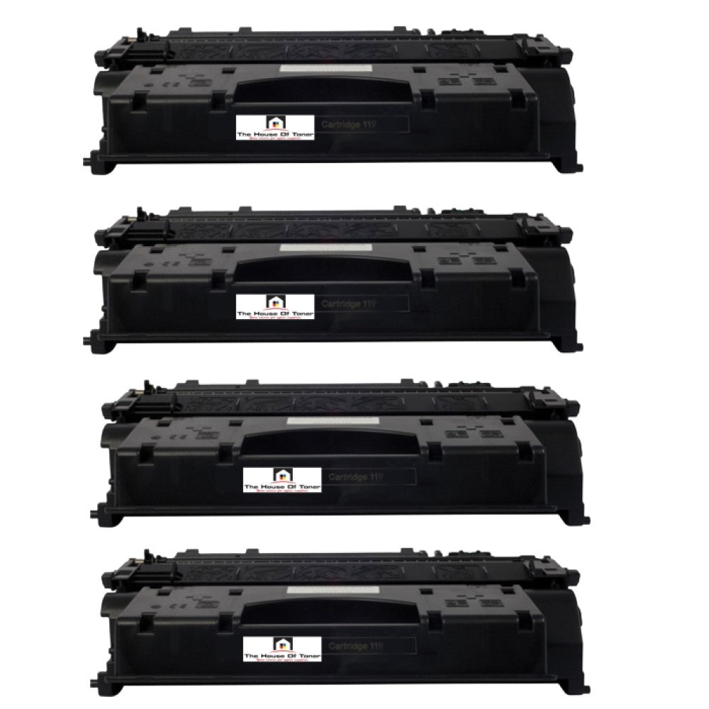Compatible Toner Cartridge Replacement For CANON 3480B001AA (119) High Yield Black (6.4K YLD) 4-Pack Compatible Toner Cartridge Replacement For CANON 3480B001AA (119) High Yield Black (6.4K YLD) 4-Pack