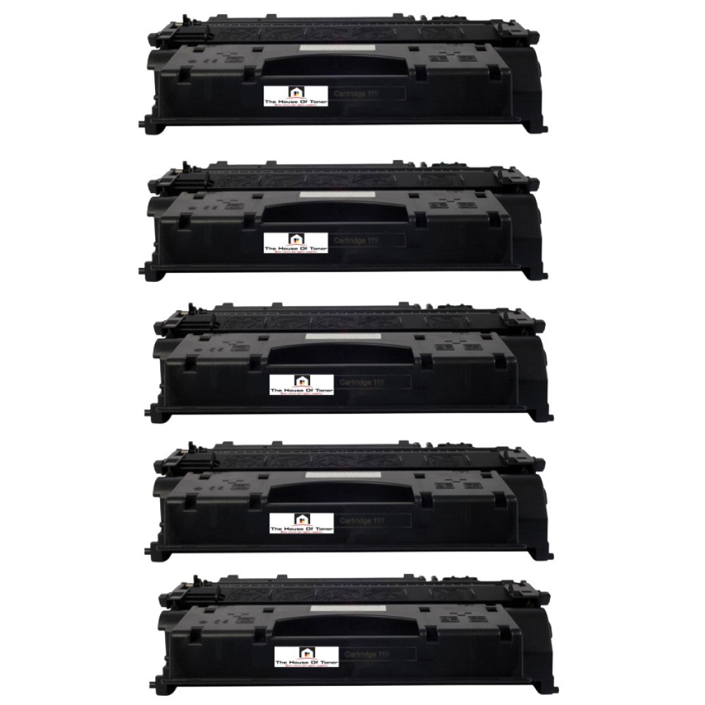 Compatible Toner Cartridge Replacement For CANON 3480B001AA (119) High Yield Black (6.4K YLD) 5-Pack Compatible Toner Cartridge Replacement For CANON 3480B001AA (119) High Yield Black (6.4K YLD) 5-Pack