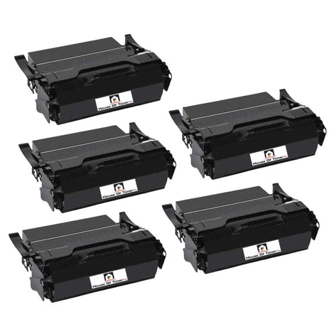 Compatible Toner Cartridge Replacement for IBM 39V2515 (Black) 36K YLD (5-Pack)