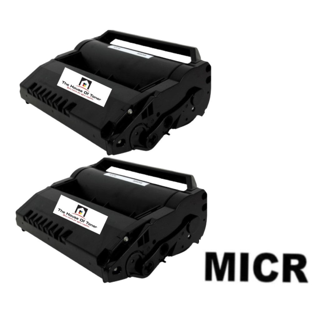 Compatible Toner Cartridge Replacement for RICOH 406683 (SP5200HA) Black (25K YLD) W/Micr (2-Pack) Compatible Toner Cartridge Replacement for RICOH 406683 (SP5200HA) Black (25K YLD) W/Micr (2-Pack)