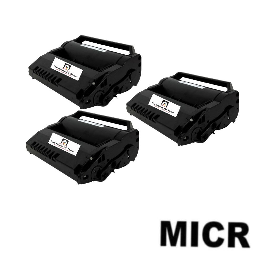 Compatible Toner Cartridge Replacement for RICOH 406683 (SP5200HA) Black (25K YLD) W/Micr (3-Pack) Compatible Toner Cartridge Replacement for RICOH 406683 (SP5200HA) Black (25K YLD) W/Micr (3-Pack)