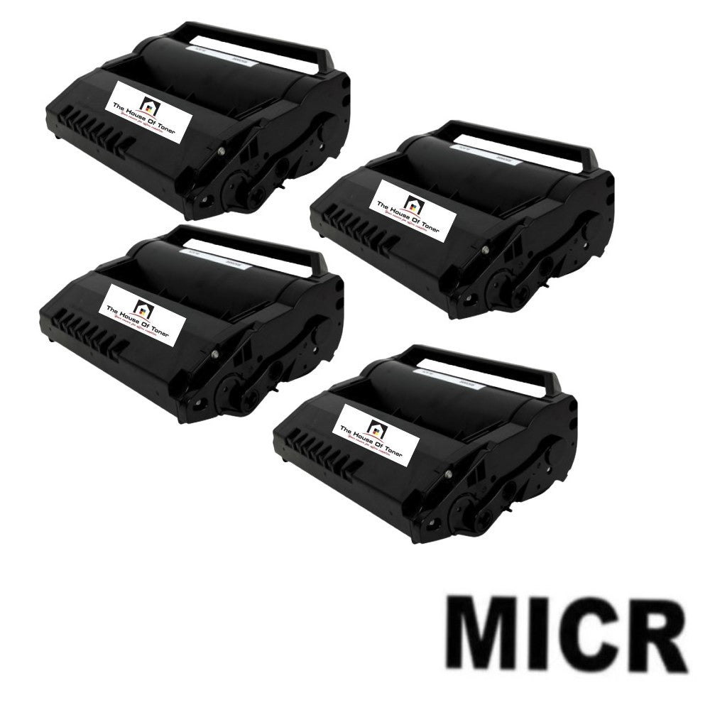 Compatible Toner Cartridge Replacement for RICOH 406683 (SP5200HA) Black (25K YLD) W/Micr (4-Pack) Compatible Toner Cartridge Replacement for RICOH 406683 (SP5200HA) Black (25K YLD) W/Micr (4-Pack)