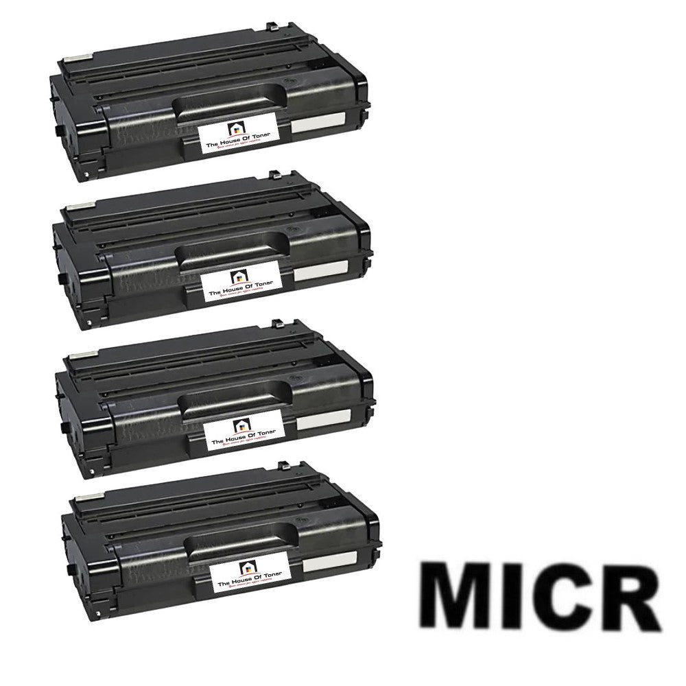 Compatible Toner Cartridge Replacement for Lanier 406989 (Black) 6.4K YLD (W/Micr) 4-Pack Compatible Toner Cartridge Replacement for Lanier 406989 (Black) 6.4K YLD (W/Micr) 4-Pack