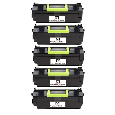 Compatible Toner Cartridge Replacement for Lexmark 51B1000X (High Yield Black) 6.5K YLD (5-Pack)
