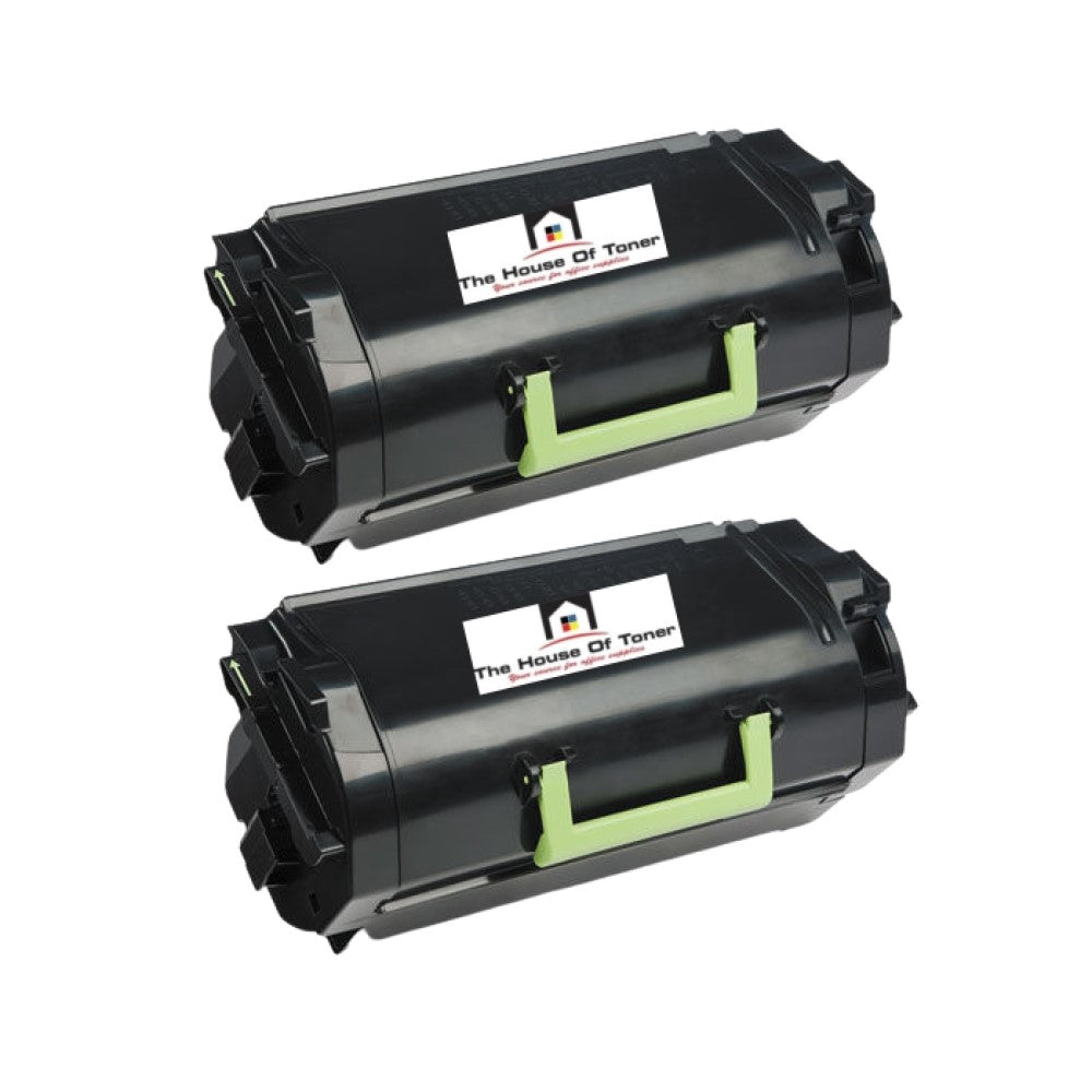 Compatible Label Application Toner Cartridge Replacement for Lexmark 52D1H0L (521HL) High Yield Black (25K YLD) 2-Pack Compatible Label Application Toner Cartridge Replacement for Lexmark 52D1H0L (521HL) High Yield Black (25K YLD) 2-Pack