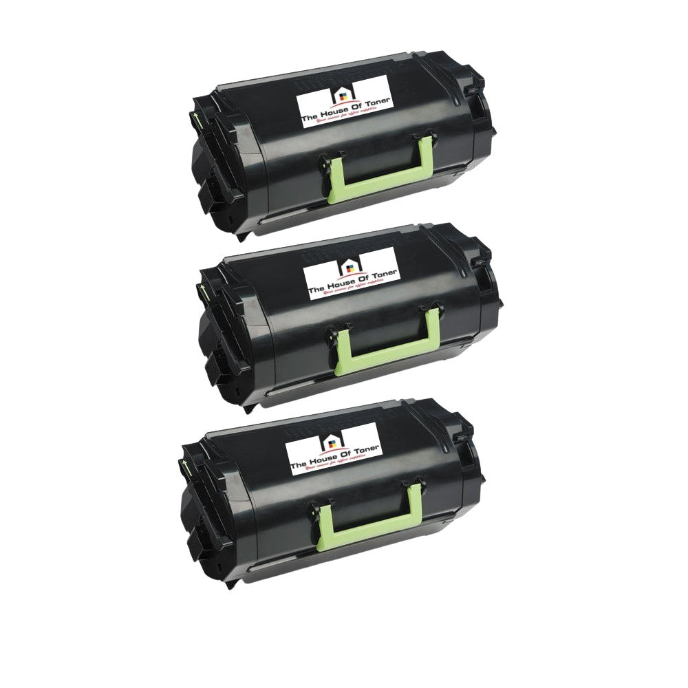 Compatible Label Application Toner Cartridge Replacement for Lexmark 52D1H0L (521HL) High Yield Black (25K YLD) 3-Pack Compatible Label Application Toner Cartridge Replacement for Lexmark 52D1H0L (521HL) High Yield Black (25K YLD) 3-Pack
