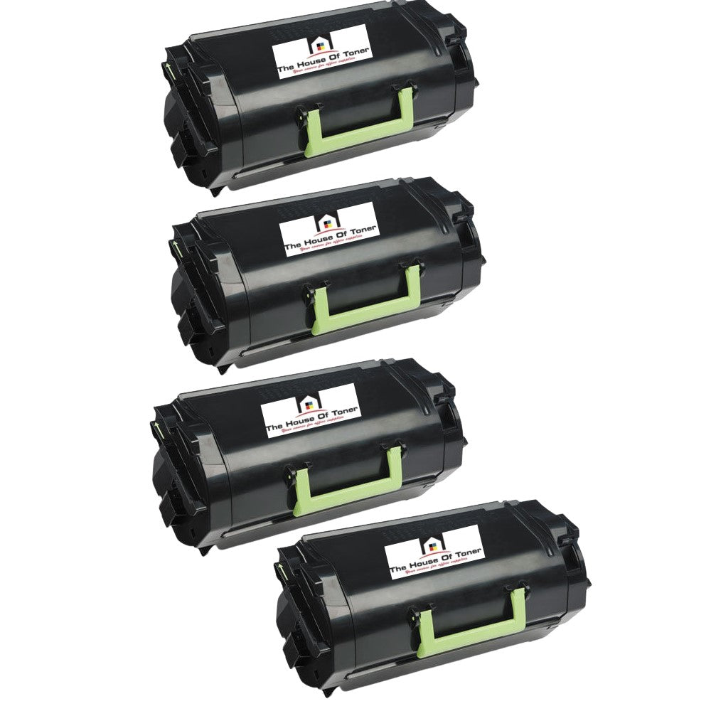Compatible Label Application Toner Cartridge Replacement for Lexmark 52D1H0L (521HL) High Yield Black (25K YLD) 4-Pack Compatible Label Application Toner Cartridge Replacement for Lexmark 52D1H0L (521HL) High Yield Black (25K YLD) 4-Pack