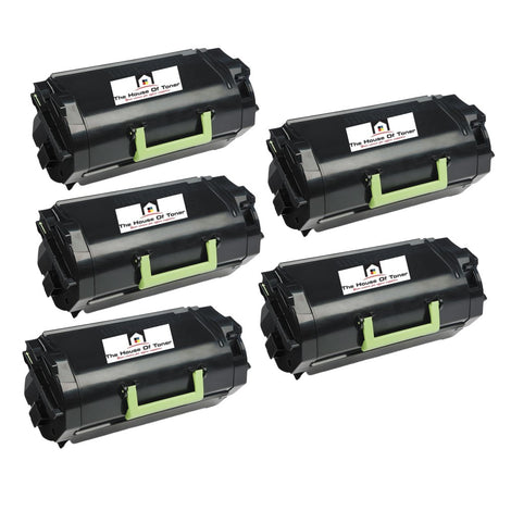 Copy of Compatible Label Application Toner Cartridge Replacement for Lexmark 52D1H0L (521HL) High Yield Black (25K YLD) 5-Pack