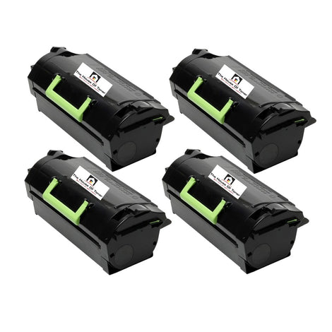 Compatible Toner Cartridge Replacement for Lexmark 52D1000 (521H) High Yield Black (25K YLD) 4-Pack