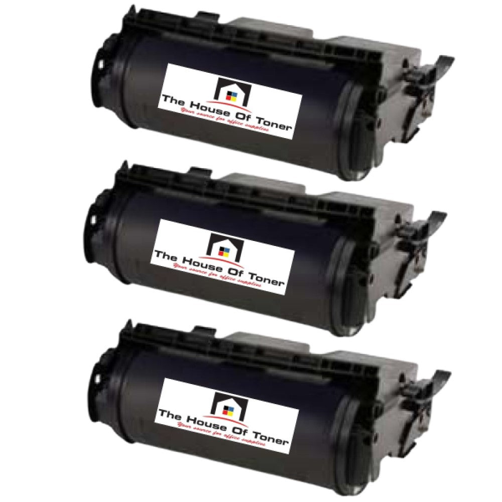 Compatible Toner Cartridge Replacement for LEXMARK 64435XA (High Yield) Black (32K YLD) 3-Pack Compatible Toner Cartridge Replacement for LEXMARK 64435XA (High Yield) Black (32K YLD) 3-Pack