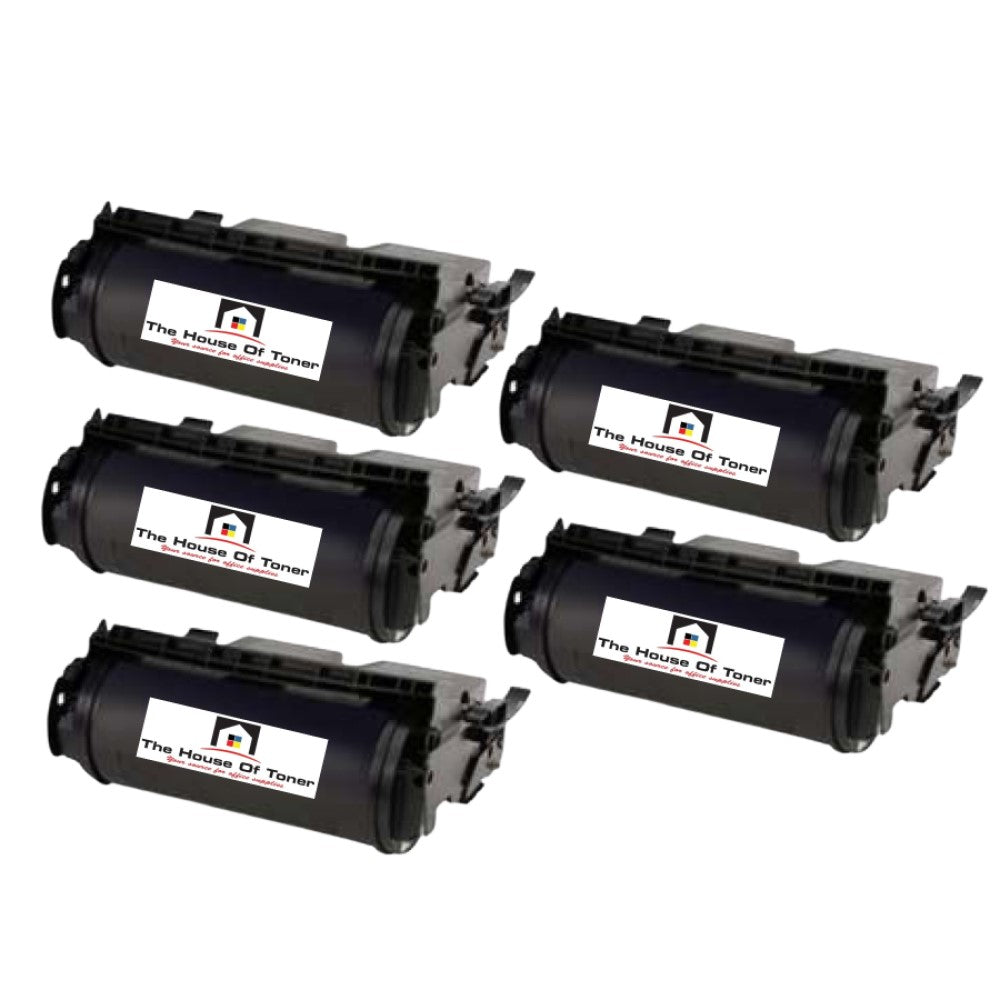Compatible Toner Cartridge Replacement for LEXMARK 64435XA (High Yield) Black (32K YLD) 5-Pack Compatible Toner Cartridge Replacement for LEXMARK 64435XA (High Yield) Black (32K YLD) 5-Pack