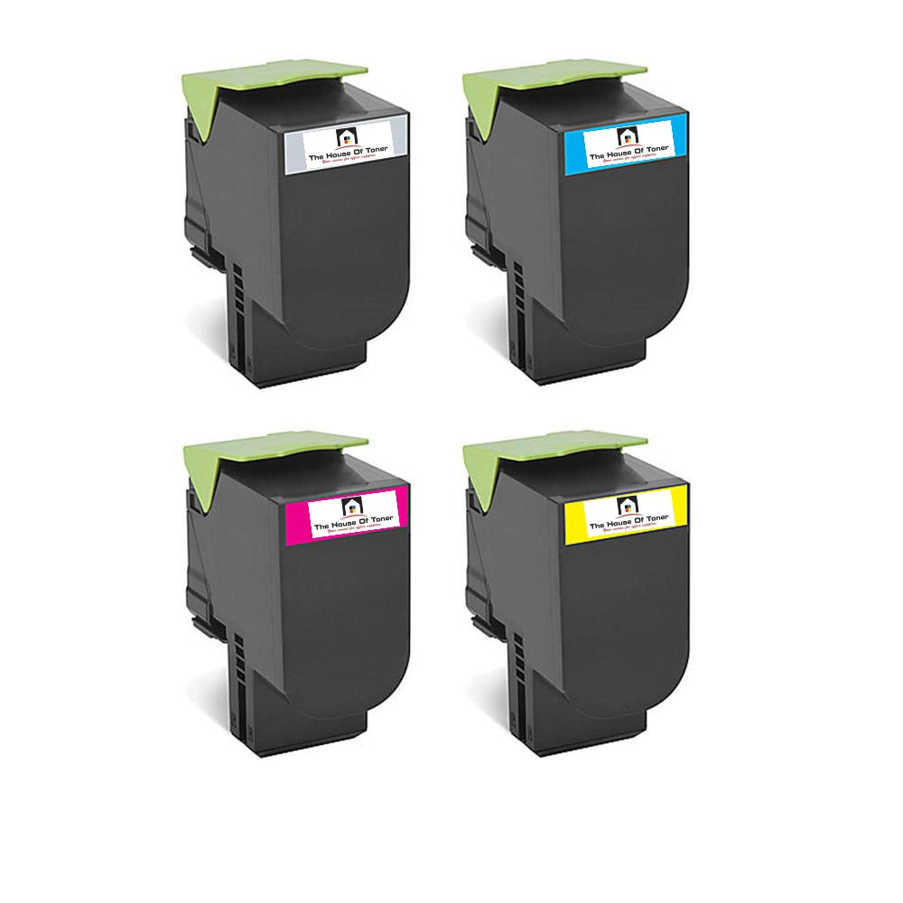 Compatible Toner Cartridge Replacement for LEXMARK C540H1KG, C540H1CG, C540H1YG, C540H1MG (High Yield Black, Cyan, Magenta, Yellow) 2.5K YLD (4-Pack) Compatible Toner Cartridge Replacement for LEXMARK C540H1KG, C540H1CG, C540H1YG, C540H1MG (High Yield Black, Cyan, Magenta, Yellow) 2.5K YLD (4-Pack)