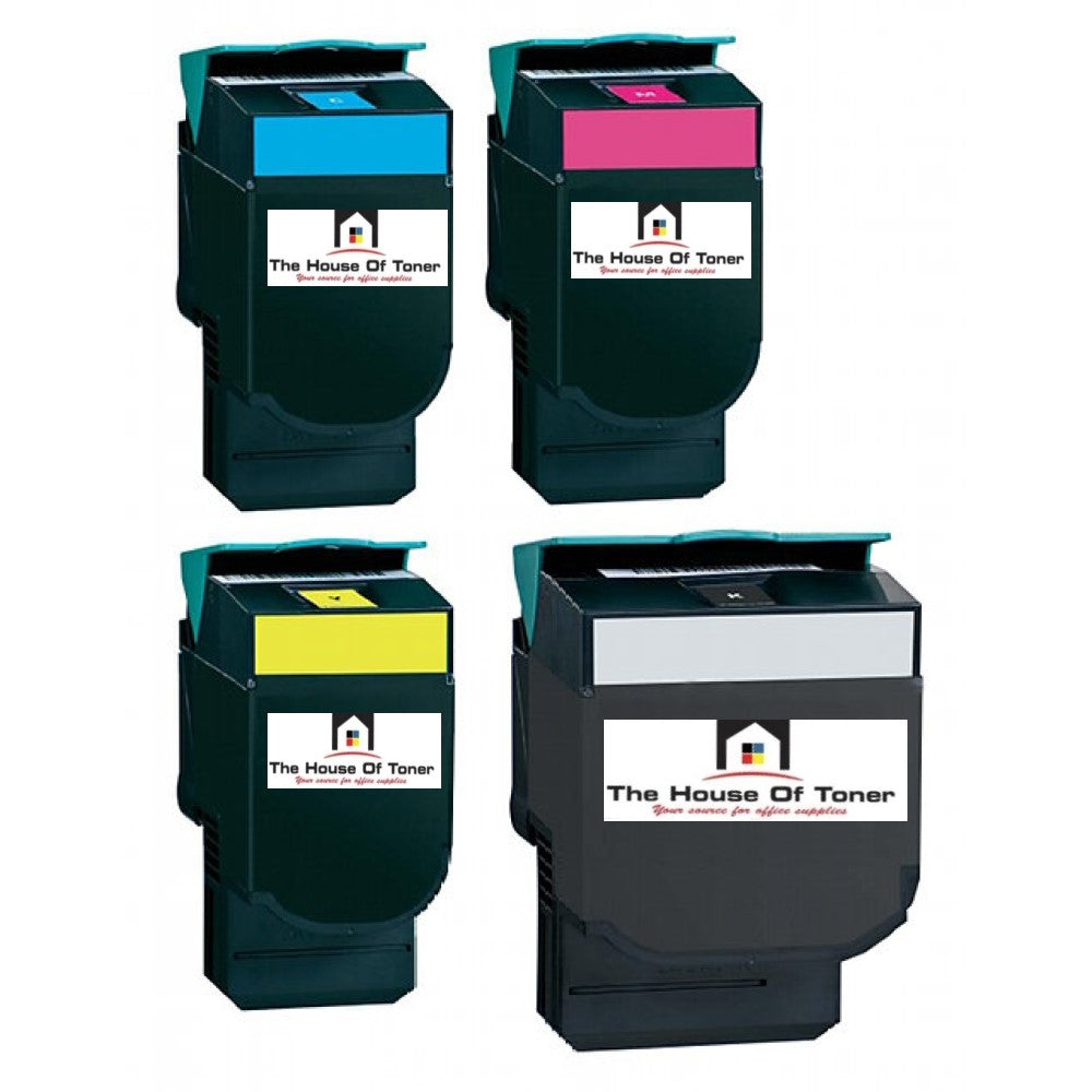Compatible Toner Cartridge Replacement for Lexmark C546U2KG, C546U2CG, C546U2YG, C546U2MG (Black, Cyan, Magenta, Yellow Extra High Yield) 8K YLD (4-Pack) Compatible Toner Cartridge Replacement for Lexmark C546U2KG, C546U2CG, C546U2YG, C546U2MG (Black, Cyan, Magenta, Yellow Extra High Yield) 8K YLD (4-Pack)