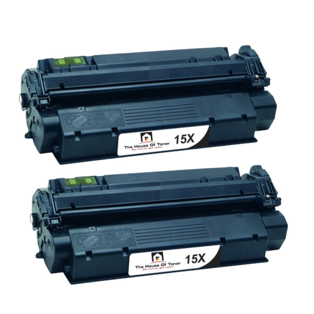 Compatible Toner Cartridge Replacement For HP C7115X (15X) High Yield Black (3.5K YLD) 2-Pack Compatible Toner Cartridge Replacement For HP C7115X (15X) High Yield Black (3.5K YLD) 2-Pack