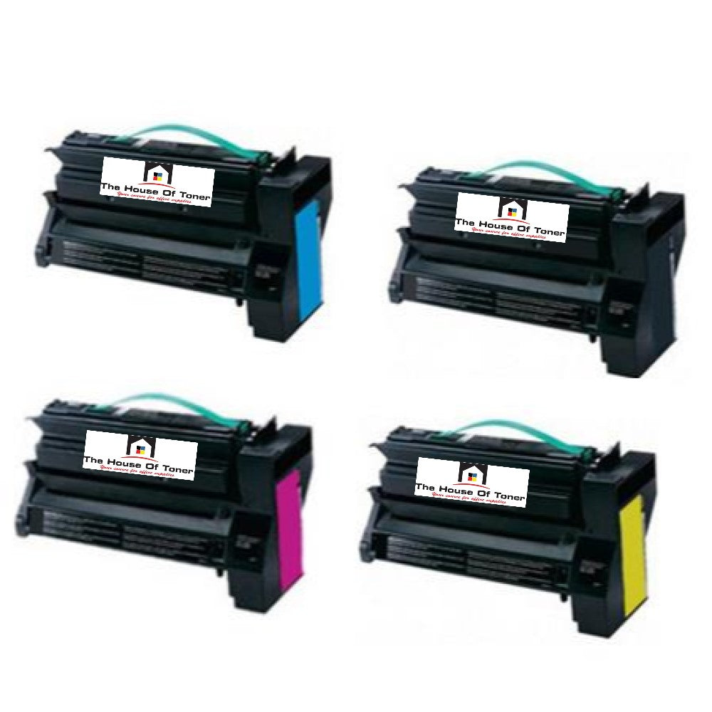 Compatible Toner Cartridge Replacement for Lexmark C780H2KG, C780H2CG, C780H2YG, C780H2MG (Black, Cyan, Yellow, Magenta) High Yield (10K YLD) 4-Pack Compatible Toner Cartridge Replacement for Lexmark C780H2KG, C780H2CG, C780H2YG, C780H2MG (Black, Cyan, Yellow, Magenta) High Yield (10K YLD) 4-Pack