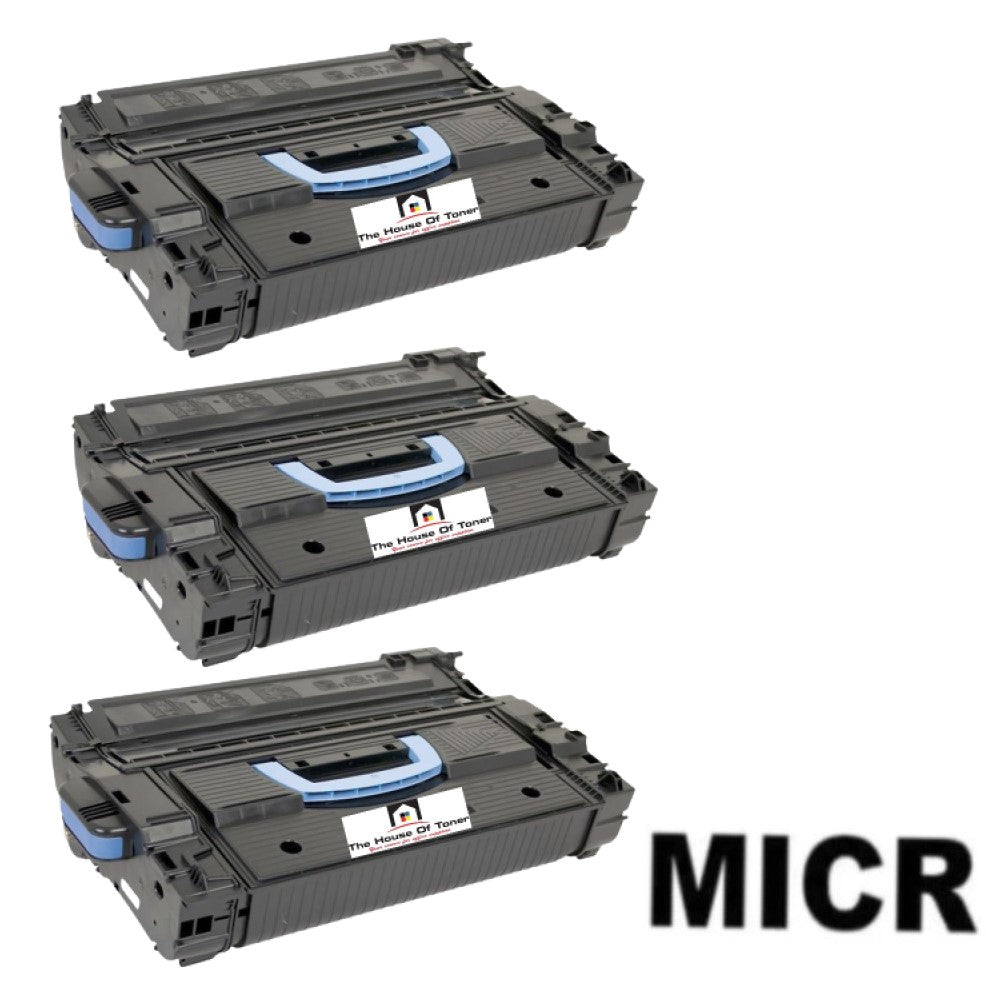 Compatible Toner Cartridge Replacement For HP C8543X (43X) High Yield Black (30K YLD) 3-Pack W/Micr Compatible Toner Cartridge Replacement For HP C8543X (43X) High Yield Black (30K YLD) 3-Pack W/Micr