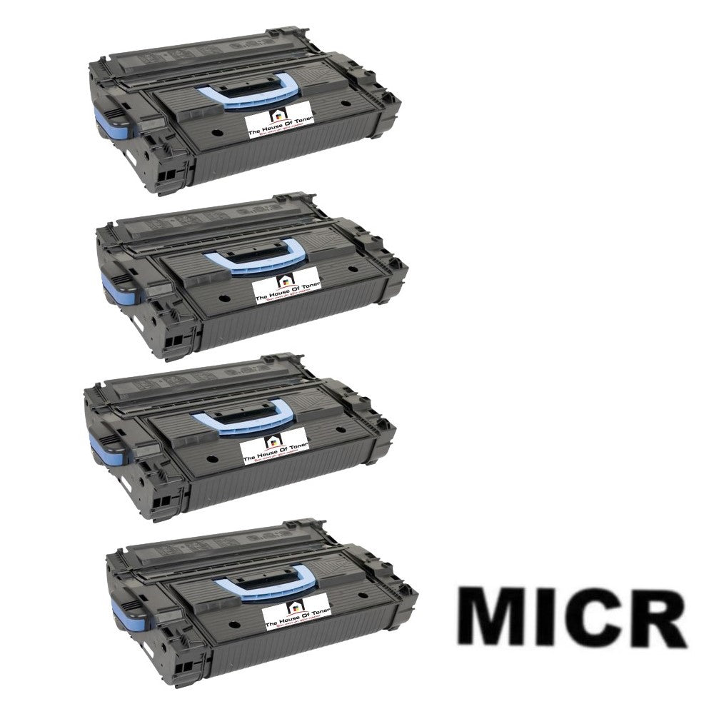 Compatible Toner Cartridge Replacement For HP C8543X (43X) High Yield Black (30K YLD) 4-Pack W/Micr Compatible Toner Cartridge Replacement For HP C8543X (43X) High Yield Black (30K YLD) 4-Pack W/Micr