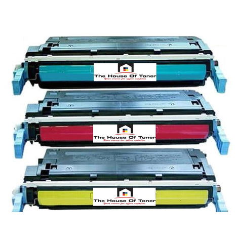 Compatible Toner Cartridge Replacement For HP C9700A, C9701A, C9702A, C9703A (121A) Black, Cyan, Yellow, Magenta (4K YLD) 4-Pack