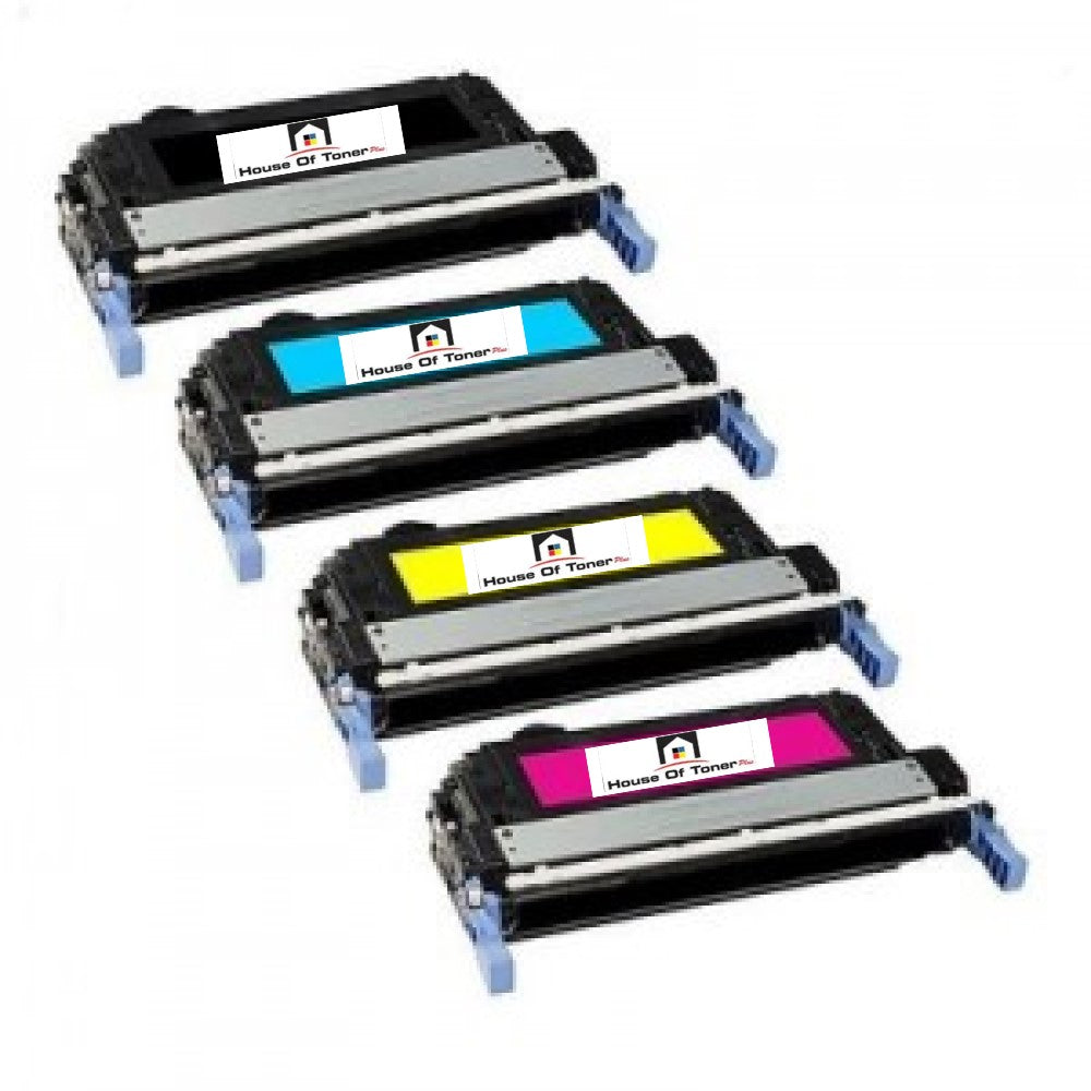 Compatible Toner Cartridge Replacement For HP 1) CB400A, 1) CB401A, 1) CB403A, 1) CB402A (BK/C/Y/M, 4-PACK) Compatible Toner Cartridge Replacement For HP 1) CB400A, 1) CB401A, 1) CB403A, 1) CB402A (BK/C/Y/M, 4-PACK)