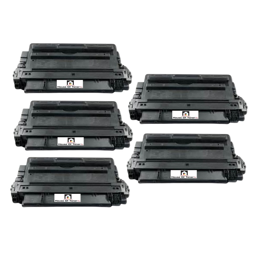 Compatible Toner Cartridge Replacement for HP CF214A (14A) Black (10K YLD) 5-Pack Compatible Toner Cartridge Replacement for HP CF214A (14A) Black (10K YLD) 5-Pack