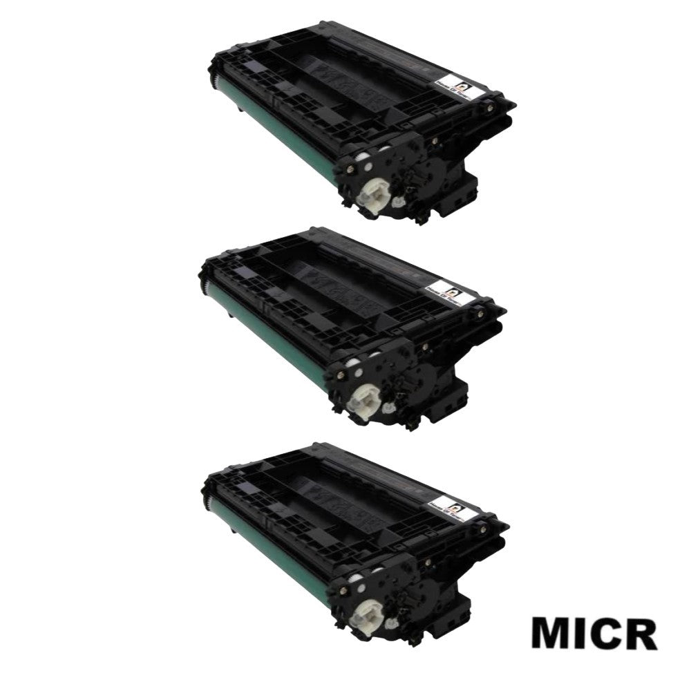 Compatible Toner Cartridge Replacement for HP CF237A (37A) Black (11K YLD) 3-Pack (W/MICR) Compatible Toner Cartridge Replacement for HP CF237A (37A) Black (11K YLD) 3-Pack (W/MICR)