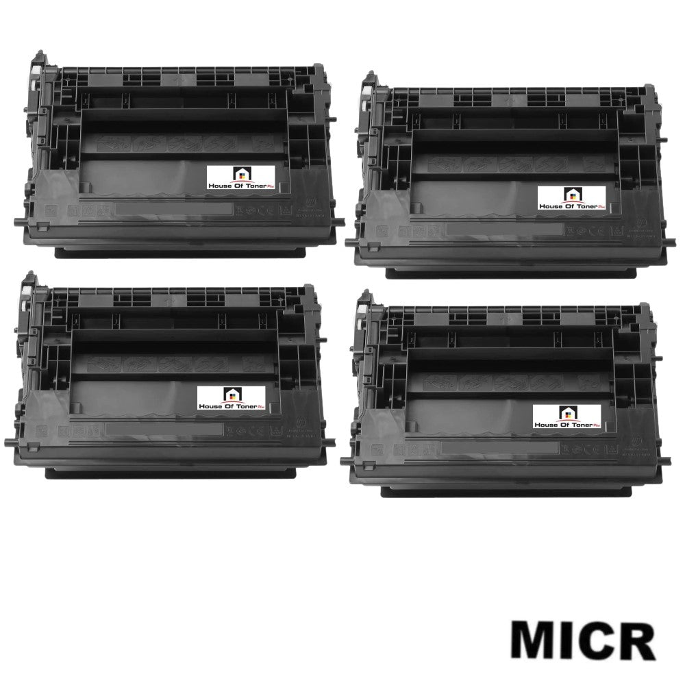 Compatible Toner Cartridge Replacement for HP CF237X (37X) High Yield Black (25K YLD) 4-Pack (W/MICR) Compatible Toner Cartridge Replacement for HP CF237X (37X) High Yield Black (25K YLD) 4-Pack (W/MICR)