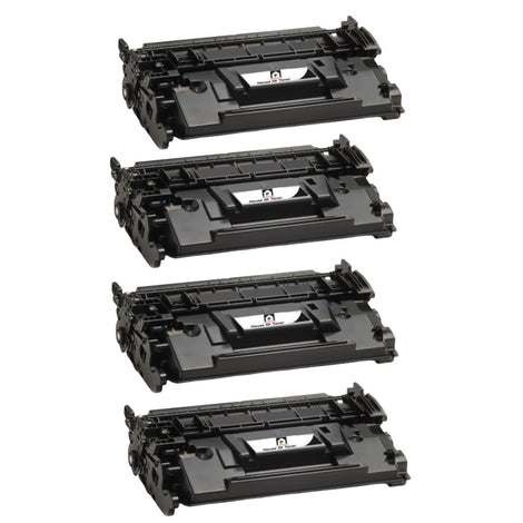 Compatible Toner Cartridge Replacement For HP CF258A (58A) Black (3K YLD) 4-Pack (W/New Chip)