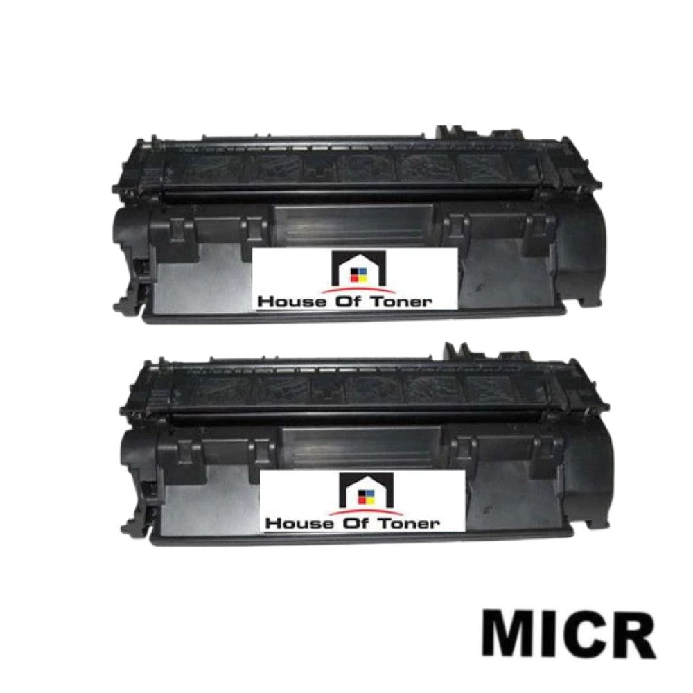 Compatible Toner Cartridge Replacement for HP CF280A (80A) Black (2.5K YLD) W/Micr (2-Pack) Compatible Toner Cartridge Replacement for HP CF280A (80A) Black (2.5K YLD) W/Micr (2-Pack)