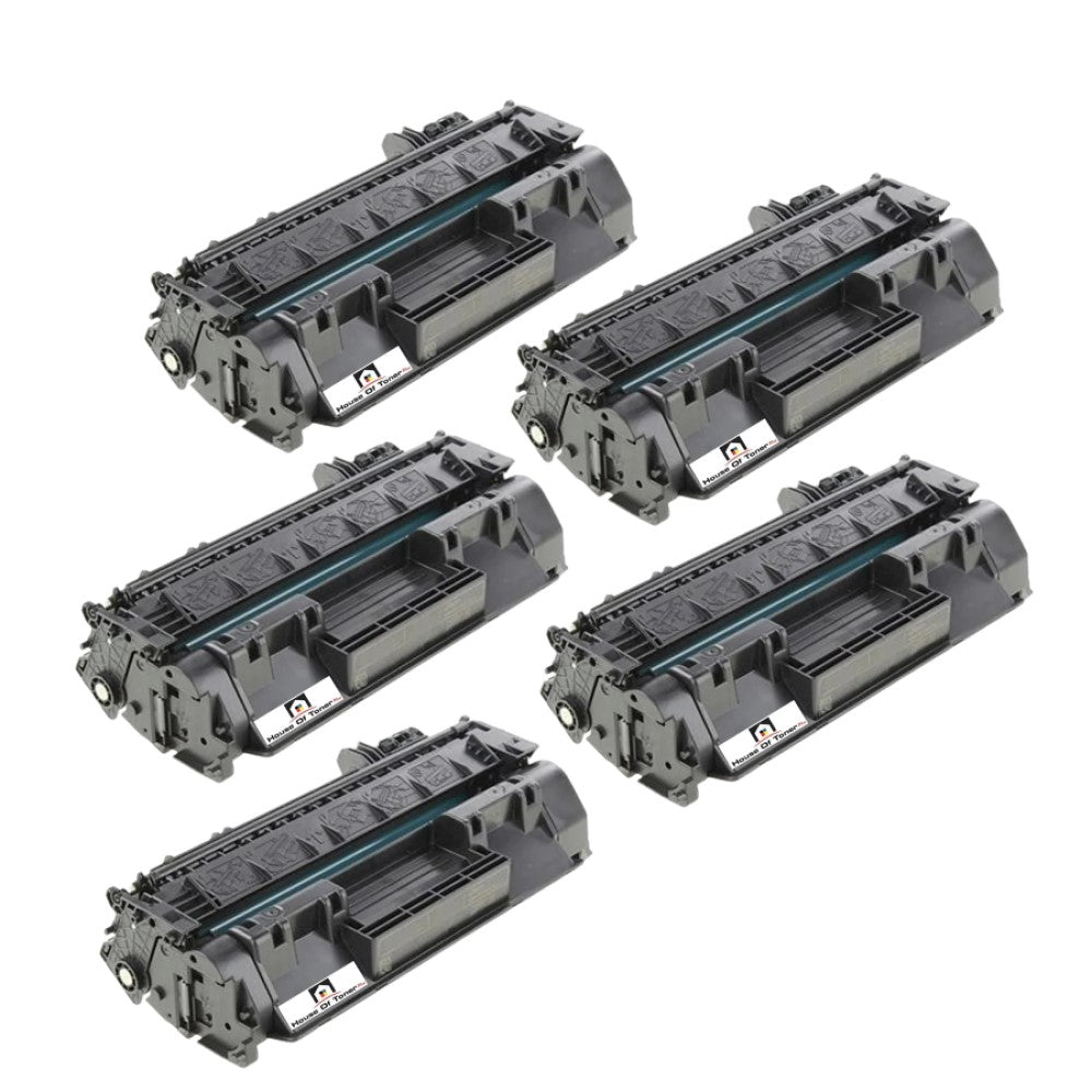 Compatible Toner Cartridge Replacement for HP CF280X (80X) High Yield Black (6.9K YLD) 5-Pack Compatible Toner Cartridge Replacement for HP CF280X (80X) High Yield Black (6.9K YLD) 5-Pack