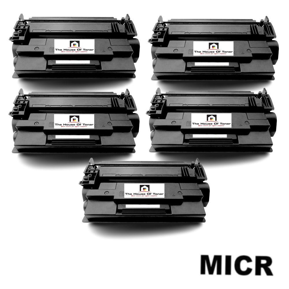 Compatible Toner Cartridge Replacement For HP CF287A (87A) Black (8.5K YLD) 5-Pack (W/Micr) Compatible Toner Cartridge Replacement For HP CF287A (87A) Black (8.5K YLD) 5-Pack (W/Micr)