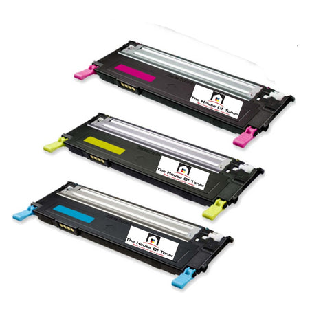 Compatible Toner Cartridge Replacement for SAMSUNG CLT-C409S, CLT-Y409S, CLT-M409S (CLTC409S, CLTY409S, CLTM409S) Cyan, Yellow, Magenta (1K YLD) 3-Packs