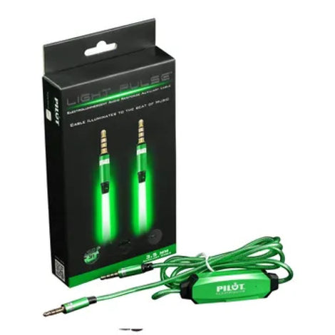 CR097  Green Electroluminescent AUX Cable