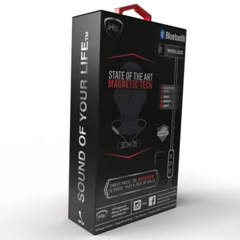 DA316 iHip Extra Bass Wireless Magnetic Bluetooth Earbuds DA316 iHip Extra Bass Wireless Magnetic Bluetooth Earbuds
