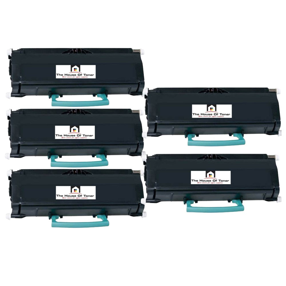 Compatible Toner Cartridge Replacement for LEXMARK E360H21A (High Yield Black) 9K YLD (5-Pack) Compatible Toner Cartridge Replacement for LEXMARK E360H21A (High Yield Black) 9K YLD (5-Pack)