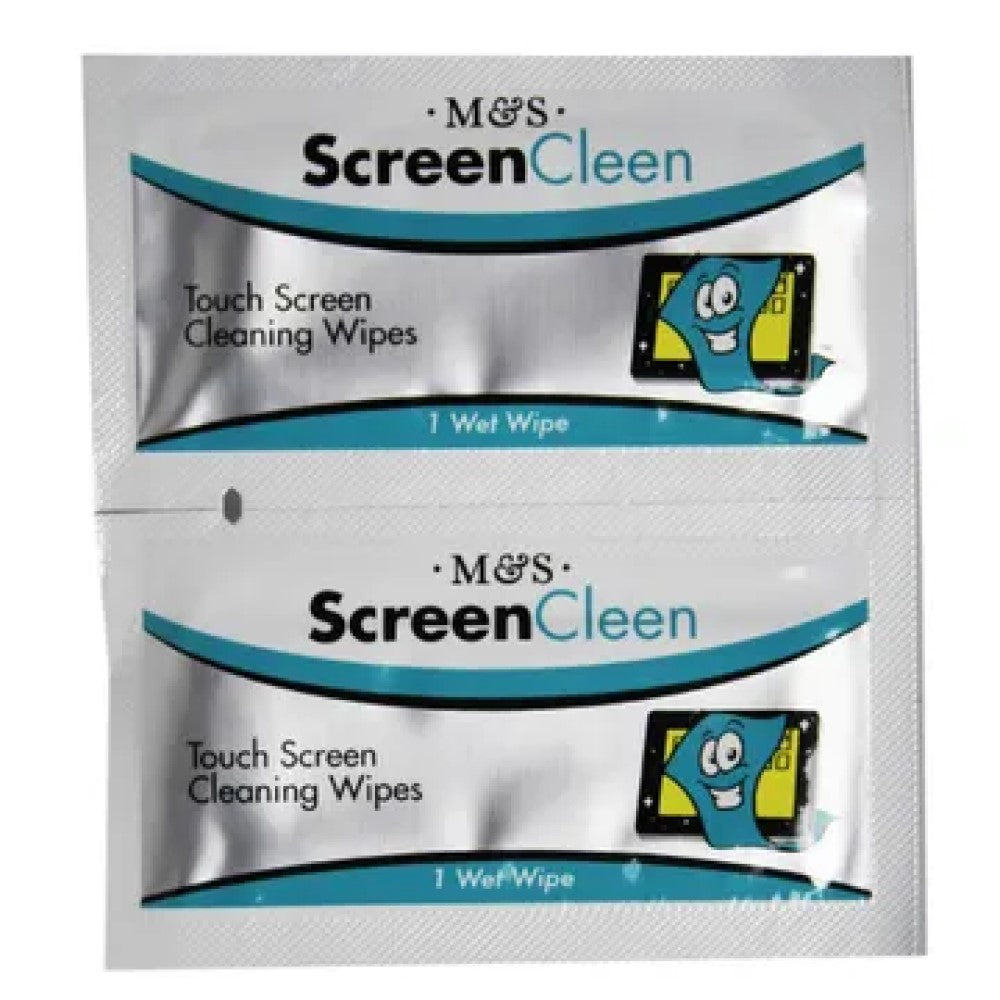 GE600 ScreenCleen 30 Pack 75% Alcohol Screen Cleaning Wipes