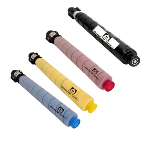 Compatible Toner Cartridge Replacement for CANON 0481C003AA; 0482C003AA; 0483C003AA; 0484C003AA (GPR-55) COMPATIBLE (4-PACK)