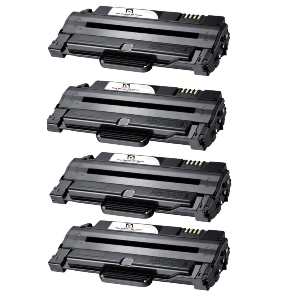 Compatible Toner Cartridge Replacement for SAMSUNG MLTD105L (MLT-D105L) High Yield Black (2.5K YLD) 4-Pack