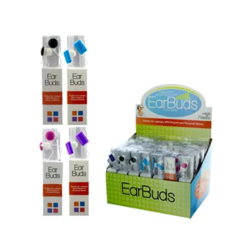 OC167 Decorative Lucite Earbuds OC167 Decorative Lucite Earbuds