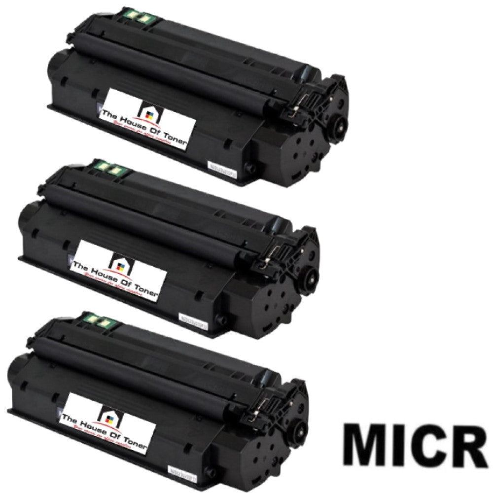 Compatible Toner Cartridge Replacement for HP Q2613A (13A) Black (2.5K YLD) 3- Pack (W/Micr) Compatible Toner Cartridge Replacement for HP Q2613A (13A) Black (2.5K YLD) 3- Pack (W/Micr)