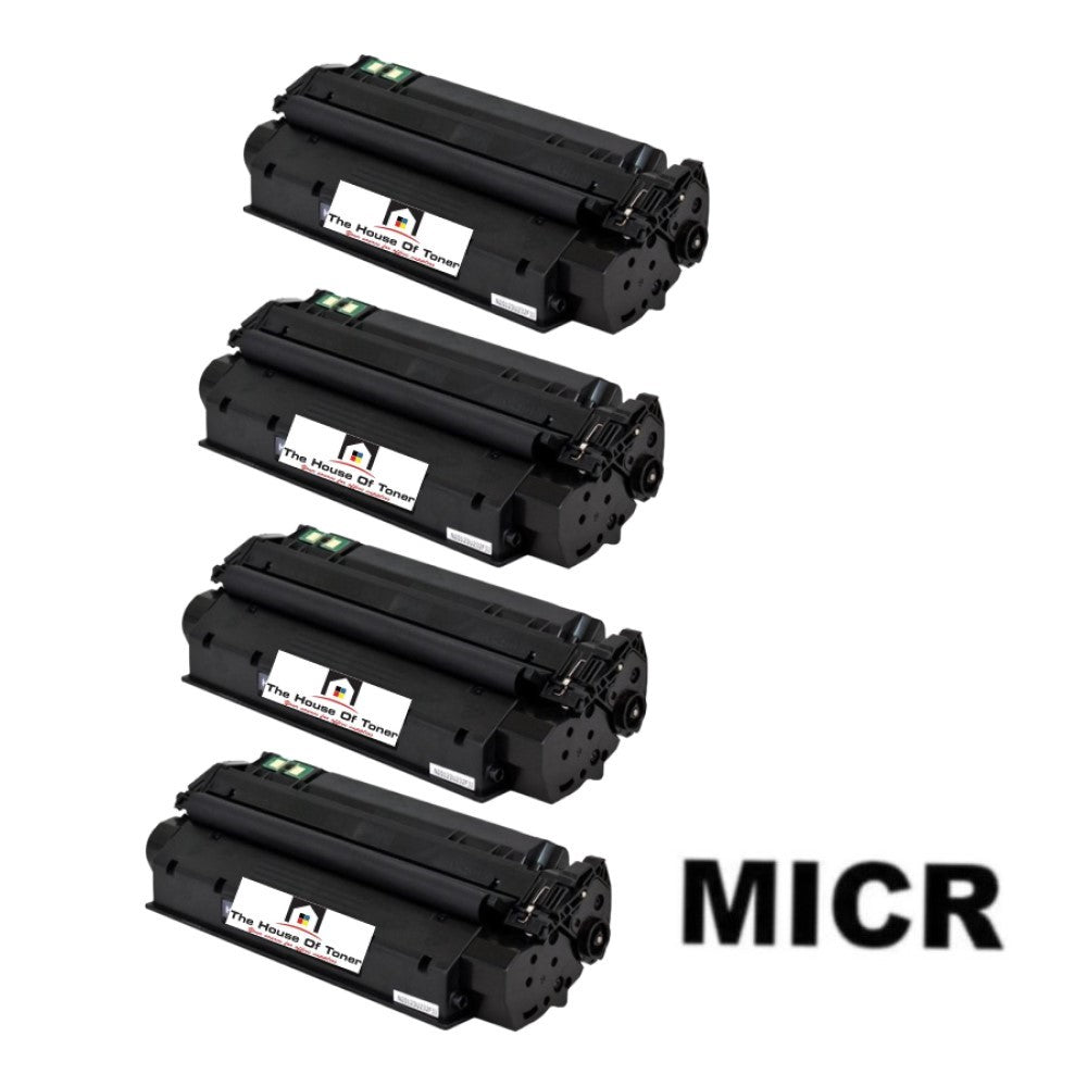 Compatible Toner Cartridge Replacement for HP Q2613A (13A) Black (2.5K YLD) 4- Pack (W/Micr) Compatible Toner Cartridge Replacement for HP Q2613A (13A) Black (2.5K YLD) 4- Pack (W/Micr)