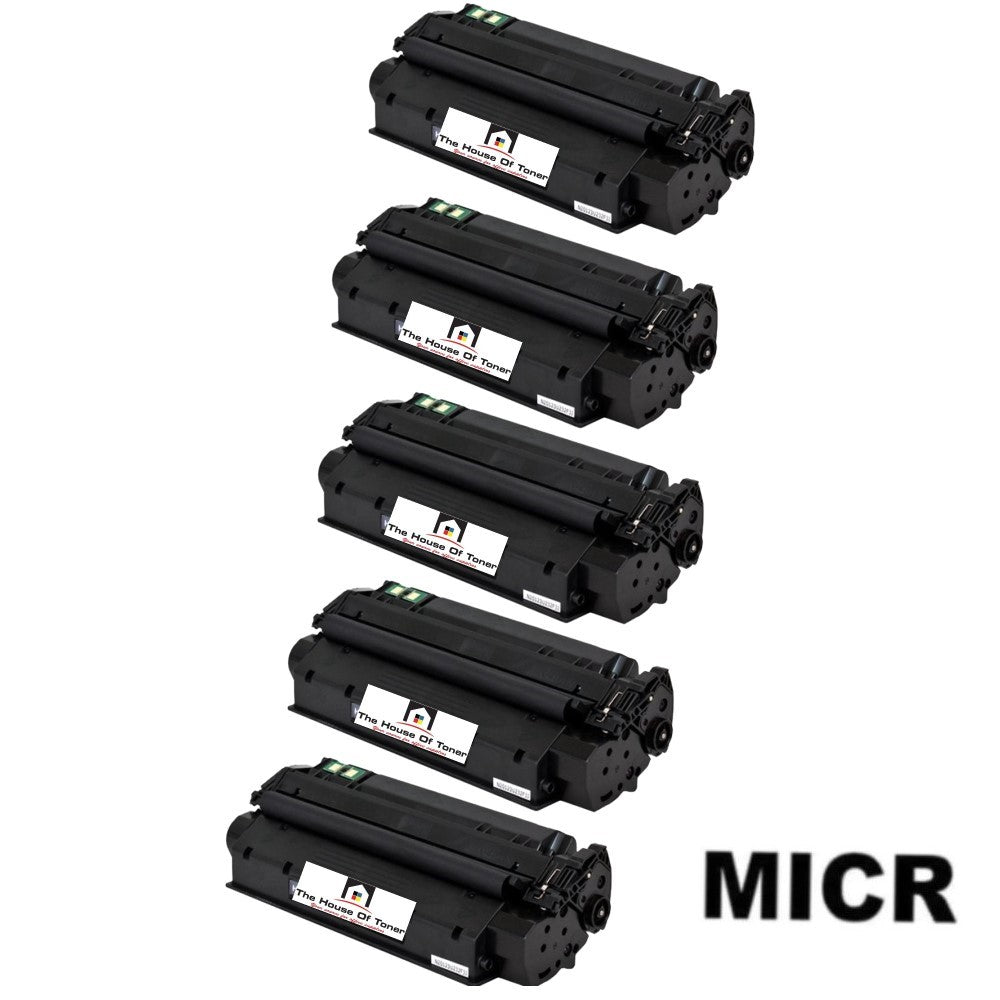Compatible Toner Cartridge Replacement for HP Q2613A (13A) Black (2.5K YLD) 5- Pack (W/Micr) Compatible Toner Cartridge Replacement for HP Q2613A (13A) Black (2.5K YLD) 5- Pack (W/Micr)