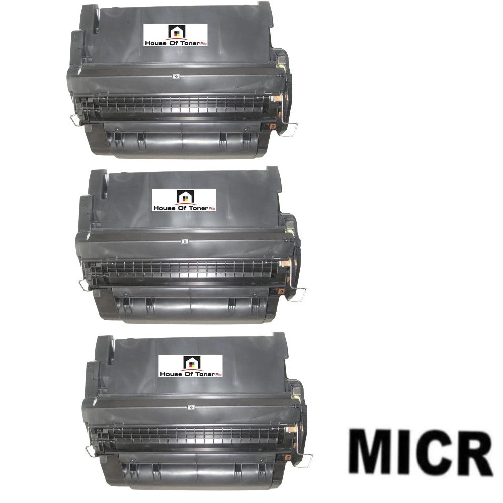 Compatible Toner Cartridge Replacement for HP Q5942A (42A) Black (10K YLD) 3-Pack (W/Micr) Compatible Toner Cartridge Replacement for HP Q5942A (42A) Black (10K YLD) 3-Pack (W/Micr)
